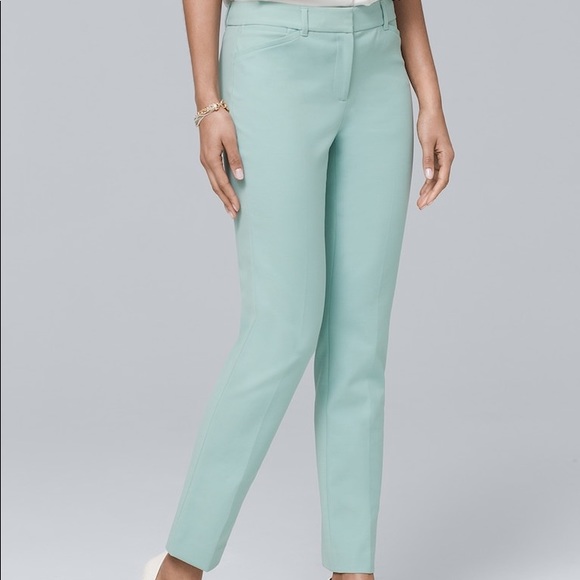 WHBM slim ankle crop pants - Picture 1 of 6